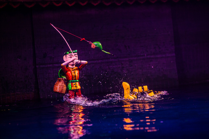 La mélodie familière de la boutique de Sung théatre de marionnettes d'eau